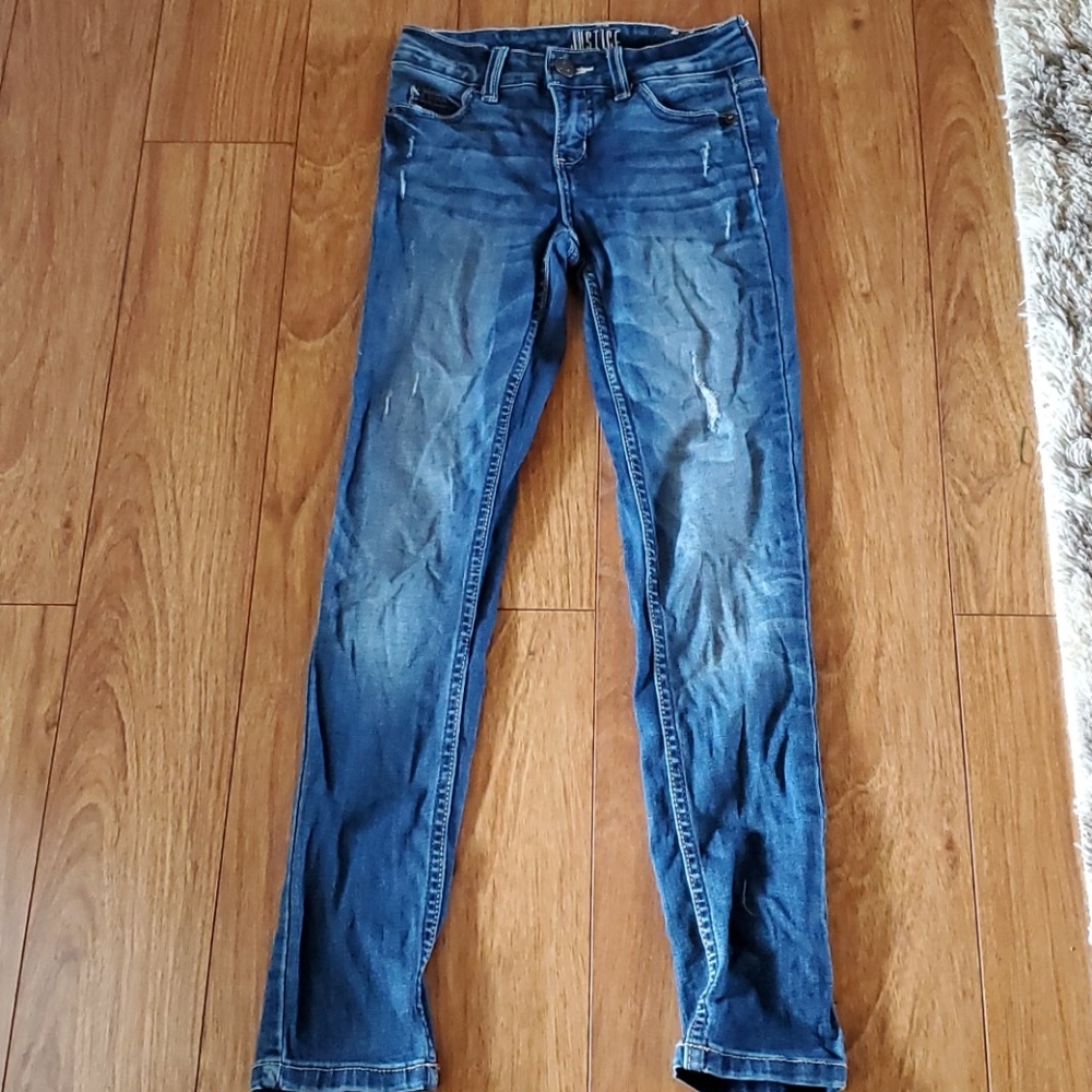 Justice 10 slim super skinny jeans